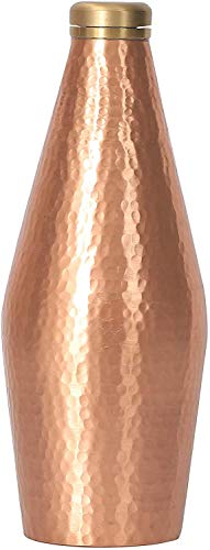 CopperStudio Copper And Brass Bottle, 750ml, Gold